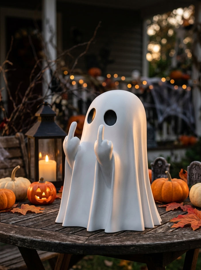 Cute Ghost Statue – Halloween Home & Shelf Decoration