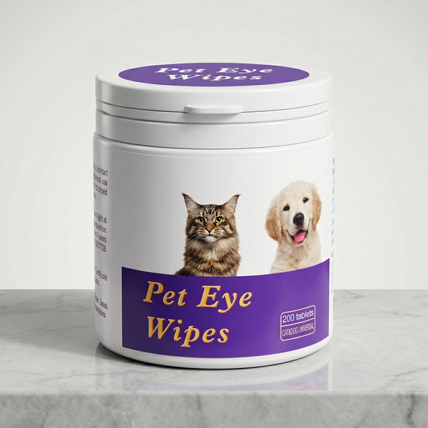 3-in-1 Pet Finger Wet Wipes For Dogs & CatsTeeth Cleaning Wipes, Breath Freshener DentalFinger Wipes Soft, For Eyes, Ears, Dental CarePack Of 50